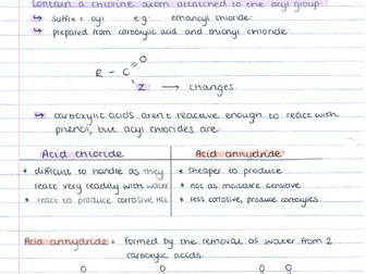 A Level Organic Chemistry OCR A Notes
