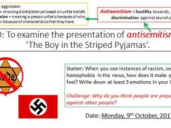 The Boy in the Striped Pyjamas Chapter /Antisemitism