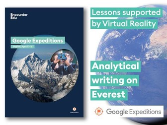 Analytical Writing #GoogleExpeditions Lesson KS3 KS4