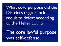 Jeopardy Law Game HELLER v. DISTRICT Second Amendment Guns Right Bear Arms