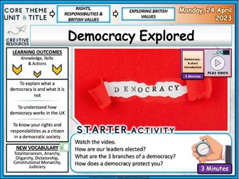 British Values Democracy Explored