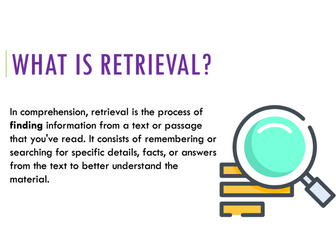 Retrieval and Inference Lesson KS3