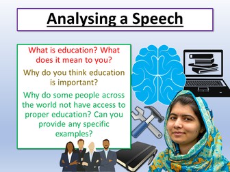 Malala Speech English KS3