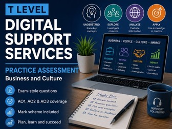 T-Level Core Paper Digital (Business and Culture) Exam Practice