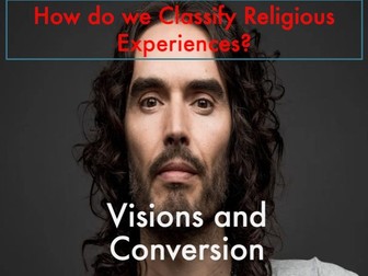 Religious Experience - second lesson - Visions and Conversions