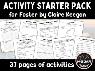 Starter Pack for Studying Foster by Claire Keegan | WJEC Text List