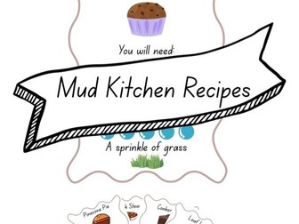 Mud Kitchen Recipes, Mud Kitchen Resources, Outdoor Provision