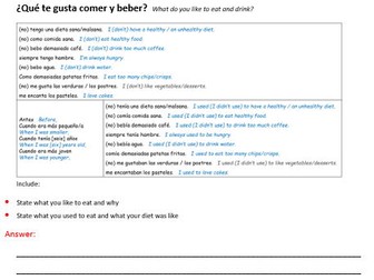 New GCSE Spanish Speaking question booklet practice Modules 4 and 7