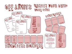 Off Limits: Fast Paced Description Game for Learning Key Vocabulary!