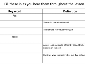 AQA GCSE Combined Science - Chromosomes