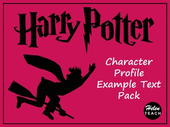 Harry Potter & The Philosopher's Stone | Character Profile Example Text Pack