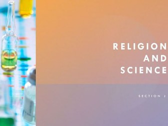 Section J Religion & Science