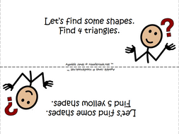 Let's Find Some Shapes- An Activity for Colors and Shapes
