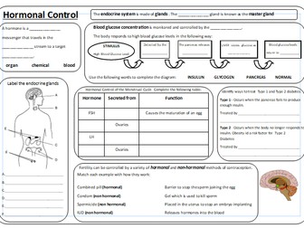 AQA Combined Science Biology P2 Revision Sheets - Foundation