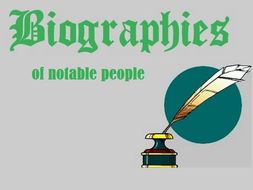 Biographies of Notable People - Reading Comprehension Worksheets Bundle (SAVE 85%)
