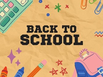 Back to School -To-Do List, 5-min lesson plans, Printable kid