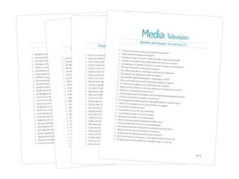 Y12 - Questions on Media (Television)