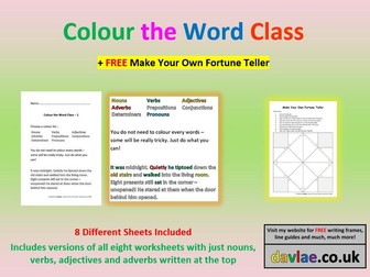 Colour the Word Class