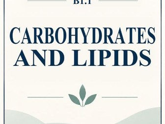 IB Biology HL B1.1 Carbohydrates And Lipids MCQ Practice