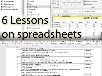 6 easy to use lessons to teach everything about Spreadsheets And MS Excel