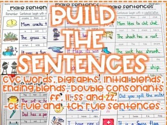 Build the sentence!
