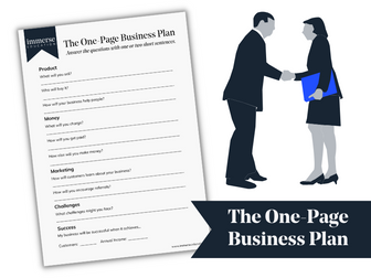 The One-Page Business Plan | for Business Students