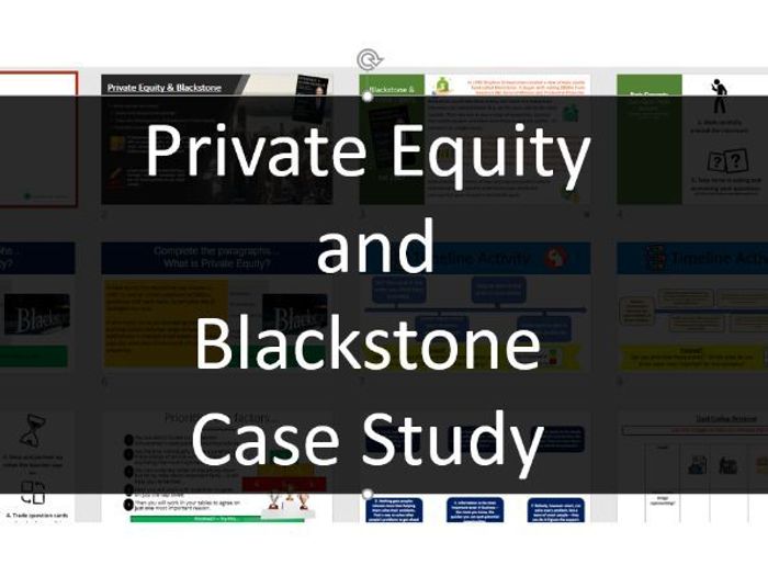 Private Equity & Blackstone | Teaching Resources