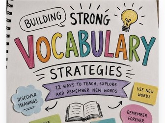 Building Strong Vocabulary Strategies with resources