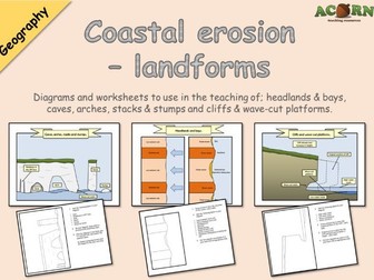 Geography - Coasts - Erosion - Coastal Landforms