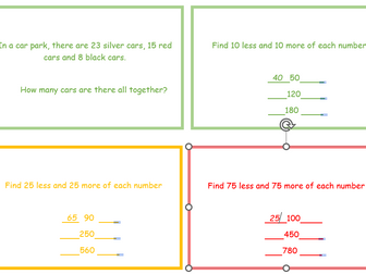 Numeracy Early Finisher Cards - RAG