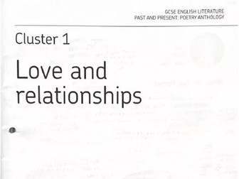 'Love's Philosophy' by Percy Bysshe Shelley,  Love and Relationship GCSE Poetry Cluster AQA