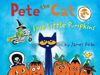 Pete the Cat Five Little Pumpkins Halloween