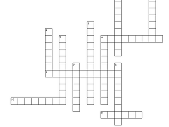 KS3 Separation Techniques Revision Crossword