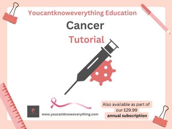 Cancer PSHE Form Time Tutorial