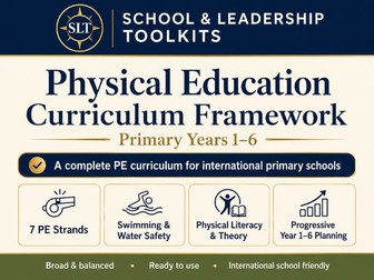 PE Curriculum Framework Years 1-6 - International