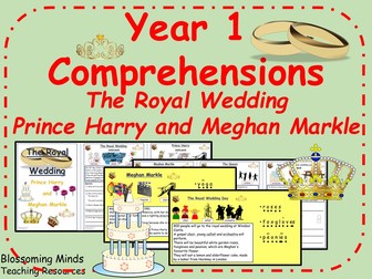 The Royal Wedding - Year 1 Comprehensions