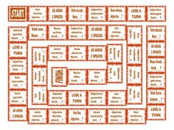 Word Forms Board Game