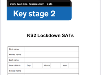KS2 Lockdown SATs - Fun SATs