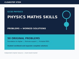 GCSE Physics Maths Skills and Solutions