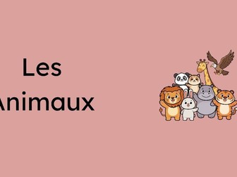 Les Animaux French Animals