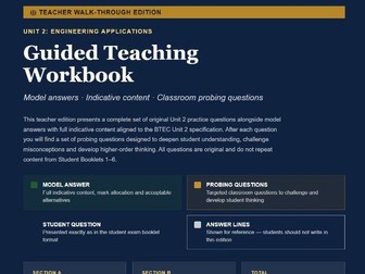 BTEC Engineering Unit 2 Guided Teaching Pack