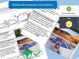 Global Atmospheric Circulation: AQA GCSE 9-1 Worksheet. by tosh740