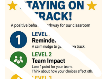 Positive Behaviour Pathway / Consequences Visual Chart
