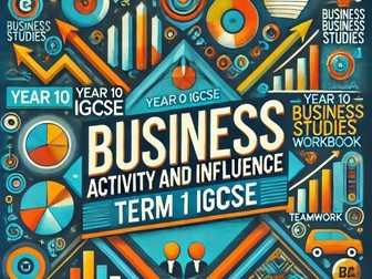 Business Activity Full Unit Workbook (8 lessons)- GCSE