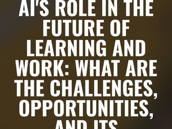 AI In Education- Reflection on a  Stanford Research Piece