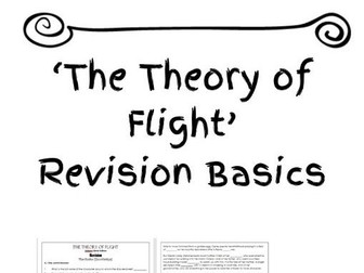 'The Theory of Flight' (Siphiwe Ndlovu) Revision Basics