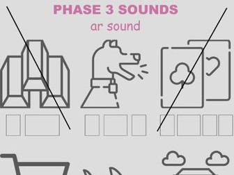 Phase 3 ar grapheme worksheet