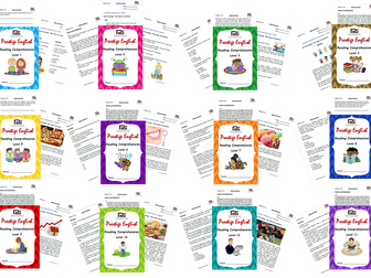 Reading Comprehension Bundle | Grade 1 - 12 (12 Workbooks)