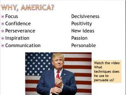 Class President persuasive writing