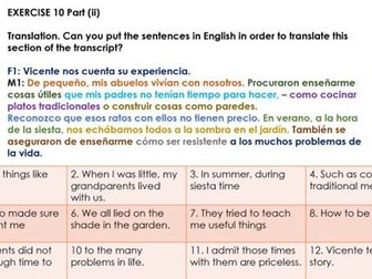 GCSE Spanish Listening guided practice (H)